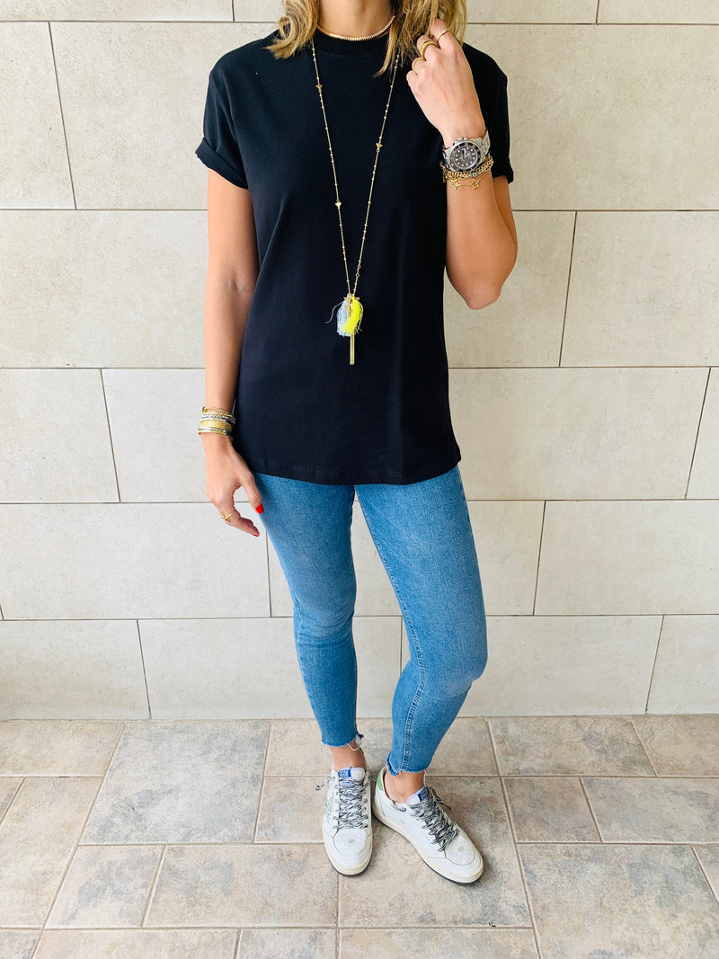 Black & Sage Crew T-Shirt Set
