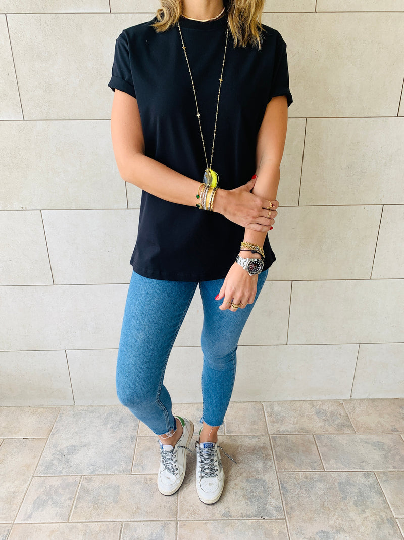 Black & Sage Crew T-Shirt Set
