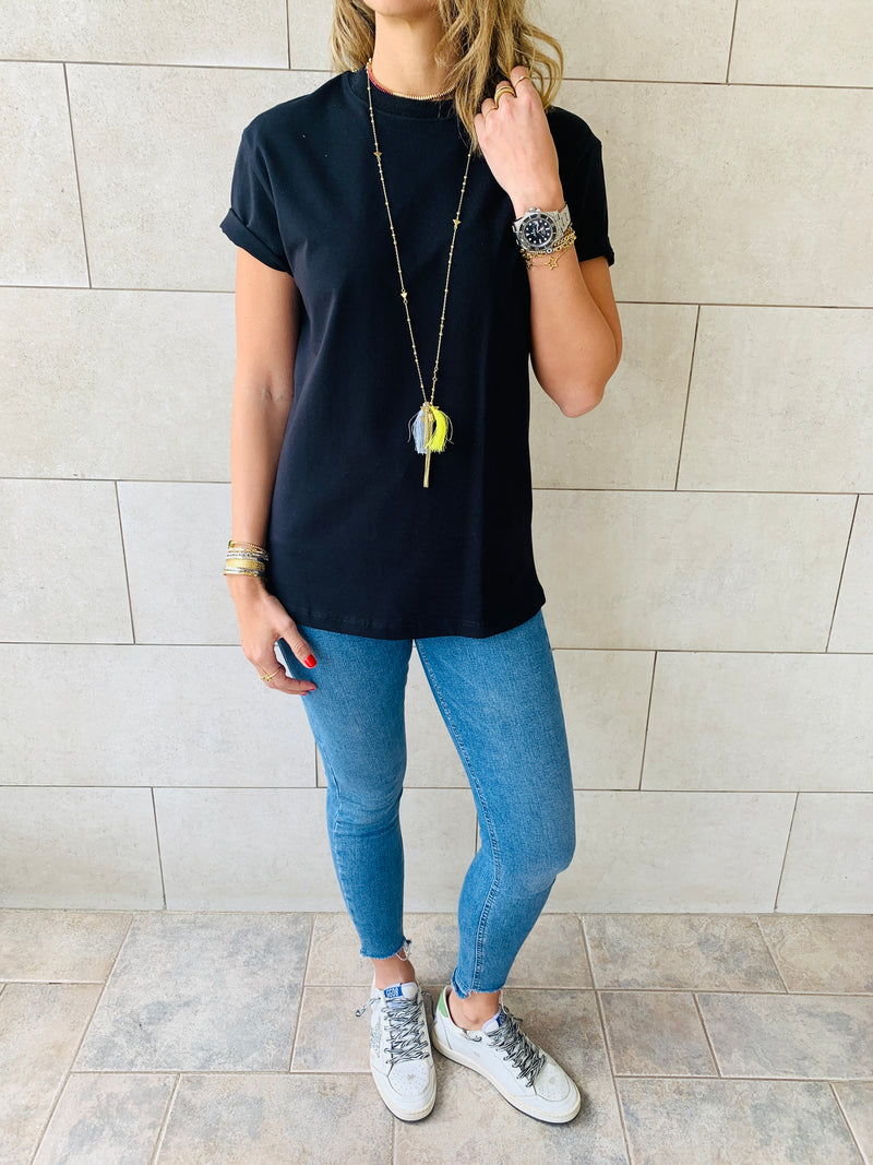 Black & Sage Crew T-Shirt Set