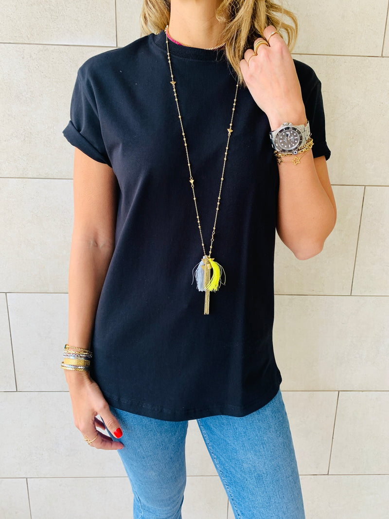Black & Sage Crew T-Shirt Set