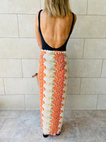 Orange Confetti Pareo Beach Wrap