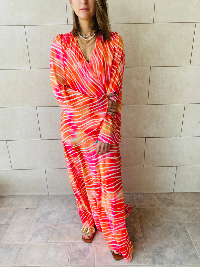 Sunrise Wrap Dress