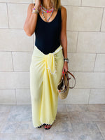 Yellow Summer Pareo Beach Wrap