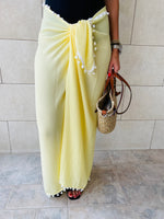 Yellow Summer Pareo Beach Wrap