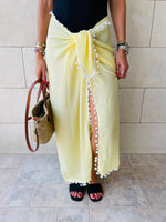 Yellow Summer Pareo Beach Wrap