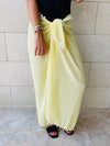 Yellow Summer Pareo Beach Wrap