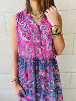 Combined Paisley Dress Set