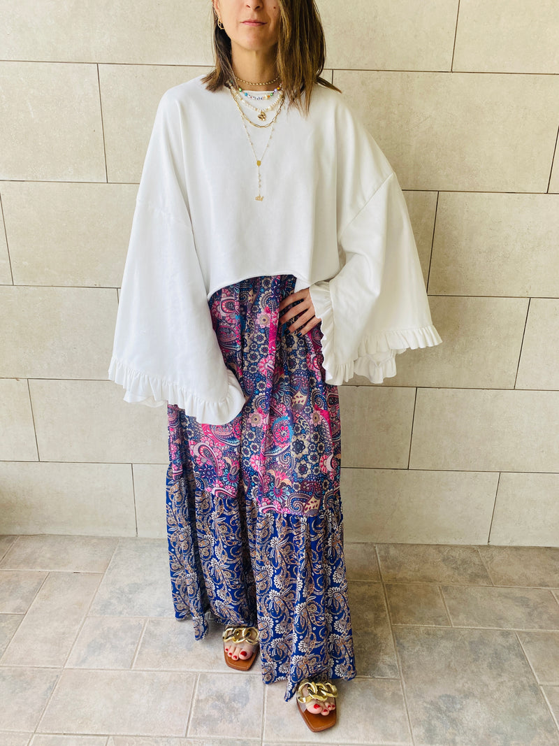 Combined Paisley Dress Set