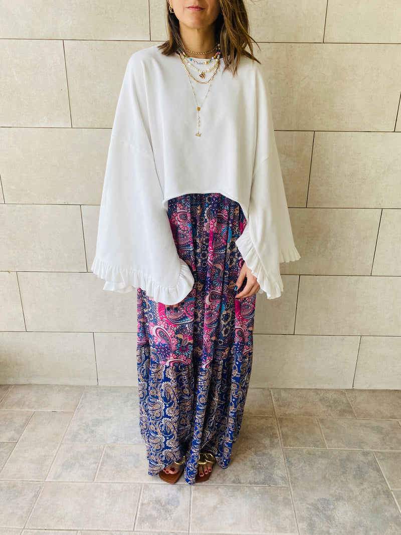 Combined Paisley Dress Set