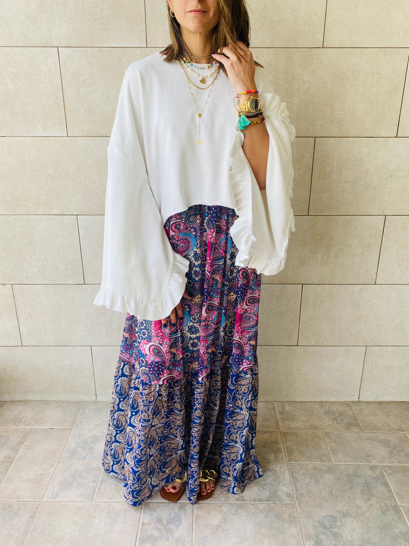 Combined Paisley Dress Set