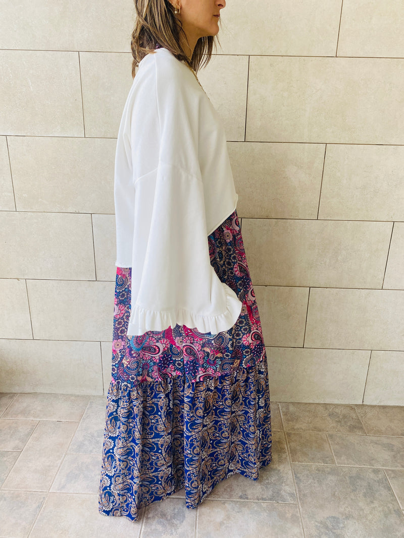 Combined Paisley Dress Set