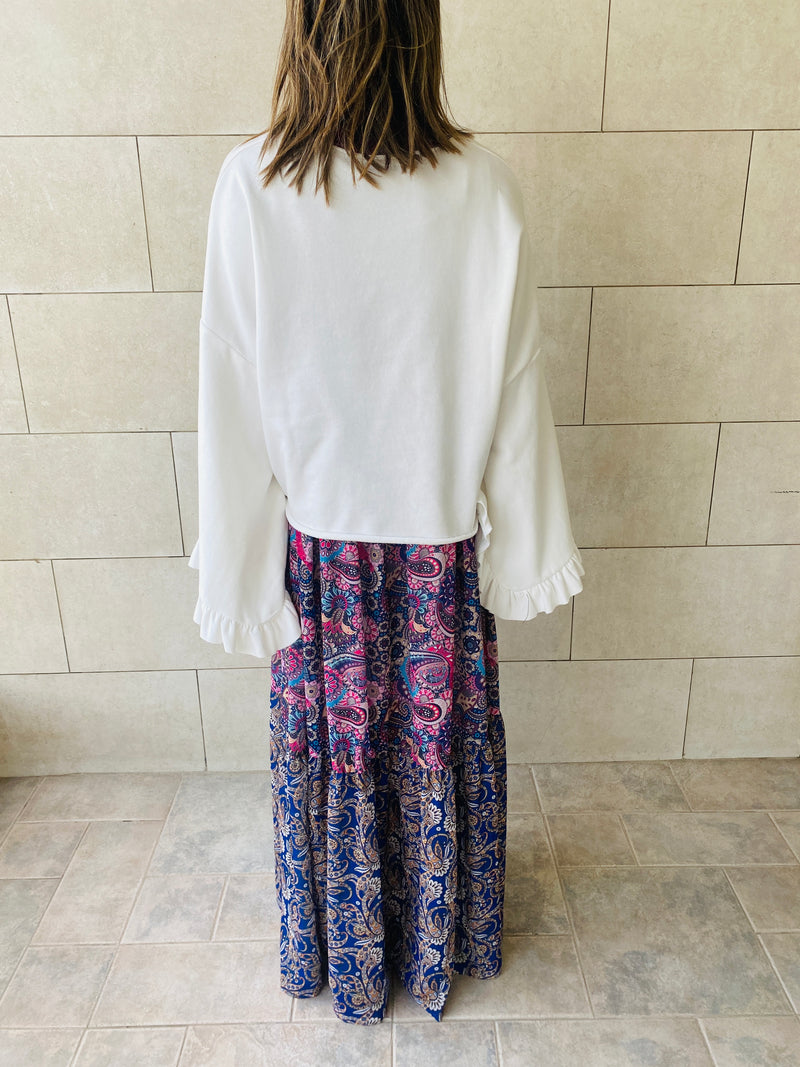 Combined Paisley Dress Set