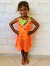 MINI FRILLU Orange Coverup