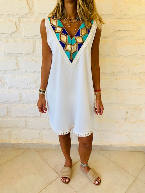 White Milly Statement Dress