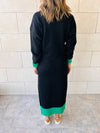 Green Out N’ About Midi Knit Dress