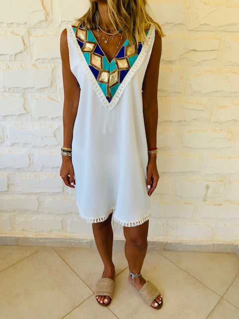 White Milly Statement Dress