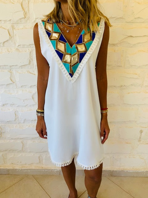 White Milly Statement Dress