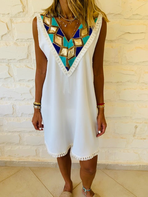 White Milly Statement Dress