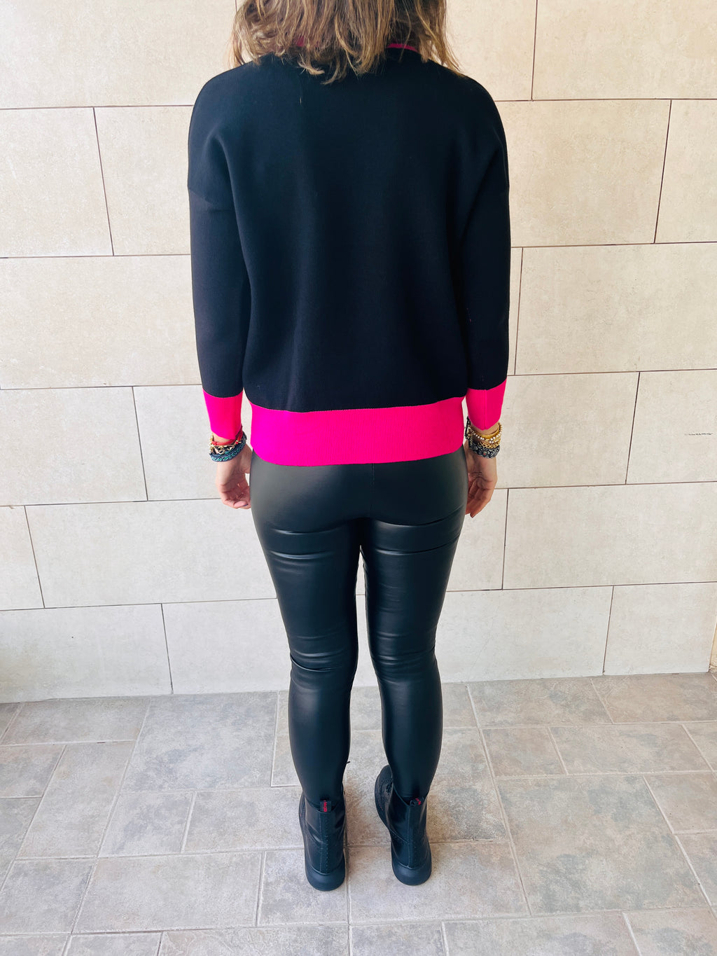 White Color Me Up High Neck