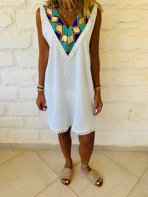 White Milly Statement Dress