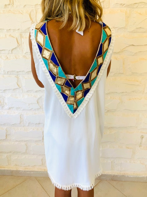 White Milly Statement Dress