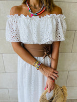 White Grecian Dress