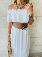 White Grecian Dress