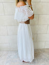 White Grecian Dress