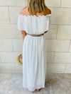 White Grecian Dress