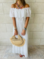 White Grecian Dress