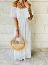 White Grecian Dress