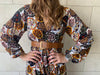 Multi Orient Print Maxi Dress