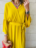 Mustard Athena Dress