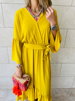 Mustard Athena Dress