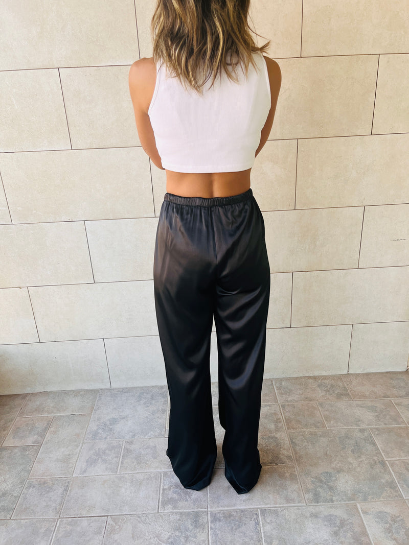 Luxe Satin Flare pants