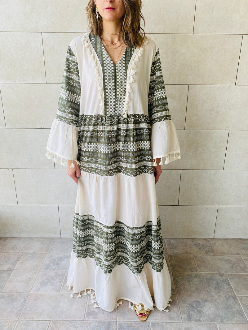 Beige Hostess Dress