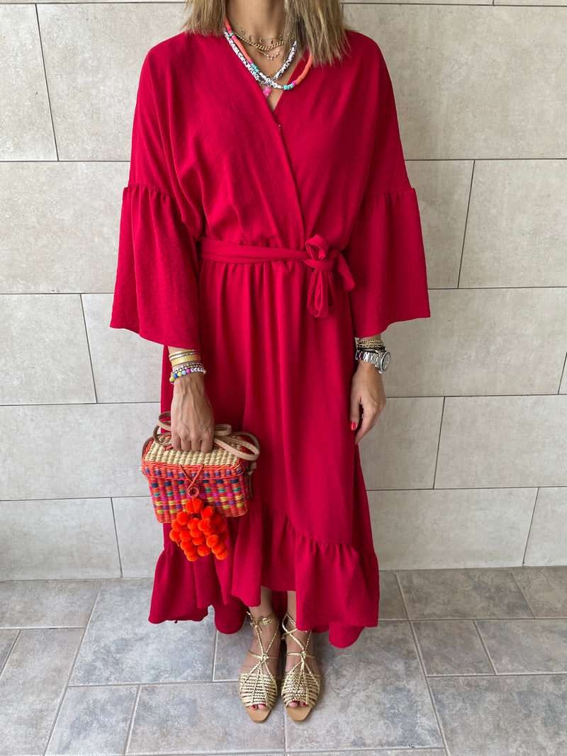 Rouge Athena Dress
