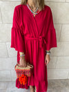 Rouge Athena Dress