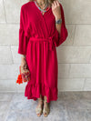 Rouge Athena Dress