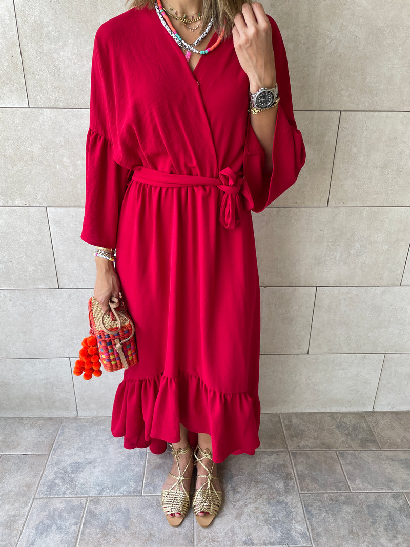 Rouge Athena Dress