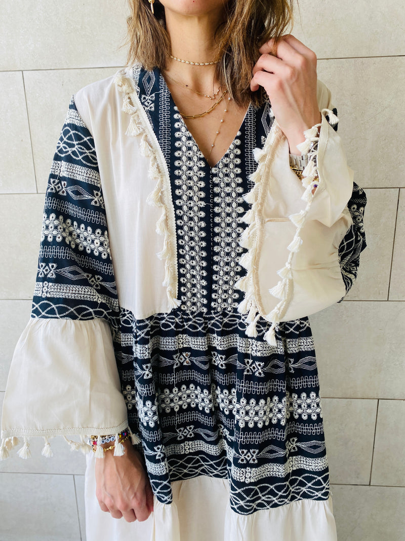 White Hostess Dress