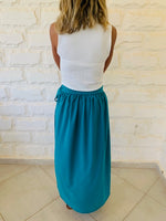 Turquoise Wrap Skirt