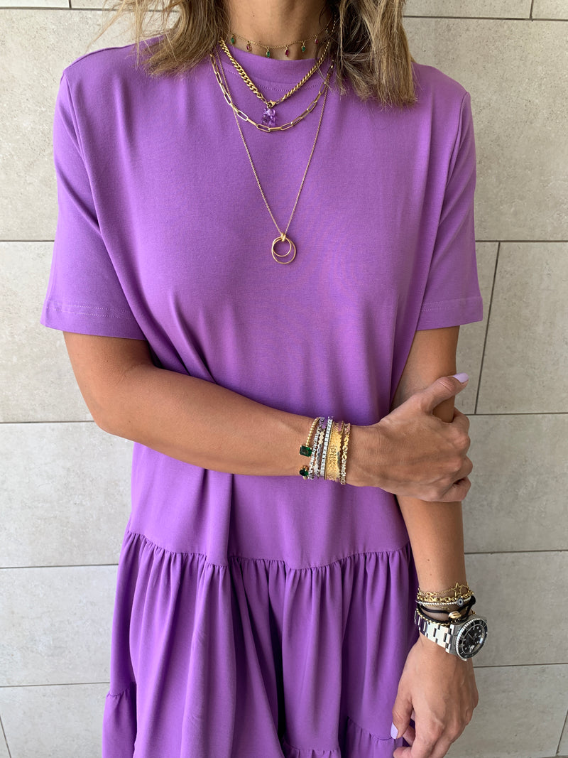 Lilac Tiered Dress
