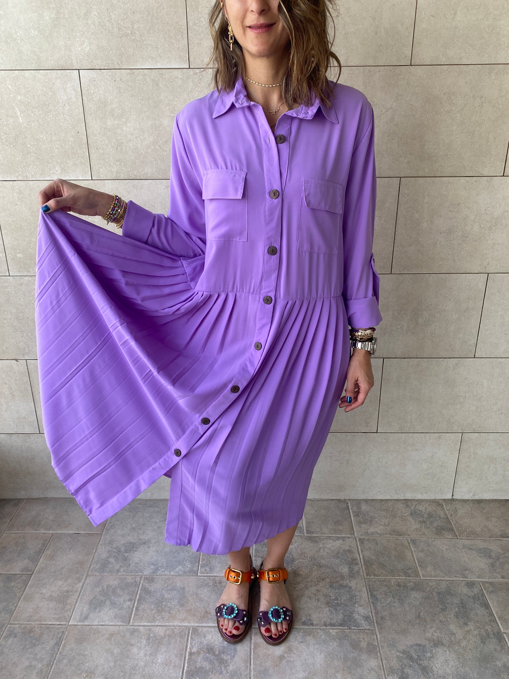 Lilac Aria dress