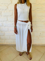 White Wrap Skirt