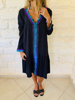 Black Ree Embellished Dress