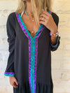 Black Ree Embellished Dress