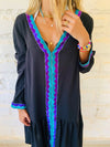 Black Ree Embellished Dress