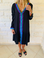 Black Ree Embellished Dress