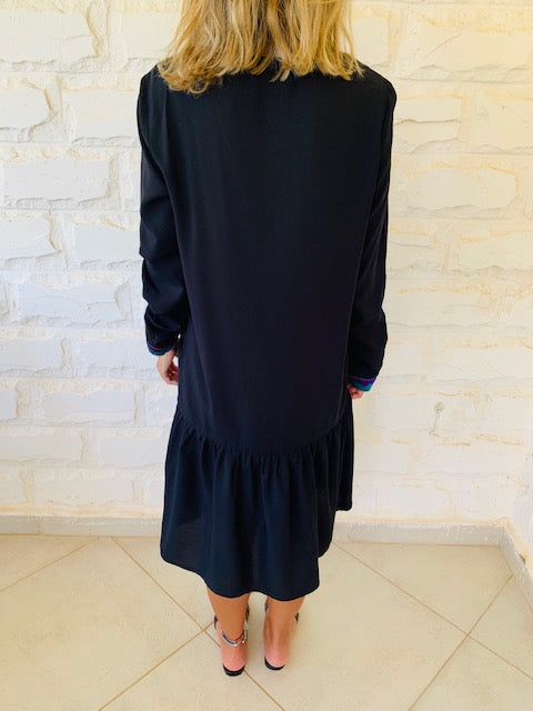 Black Ree Embellished Dress